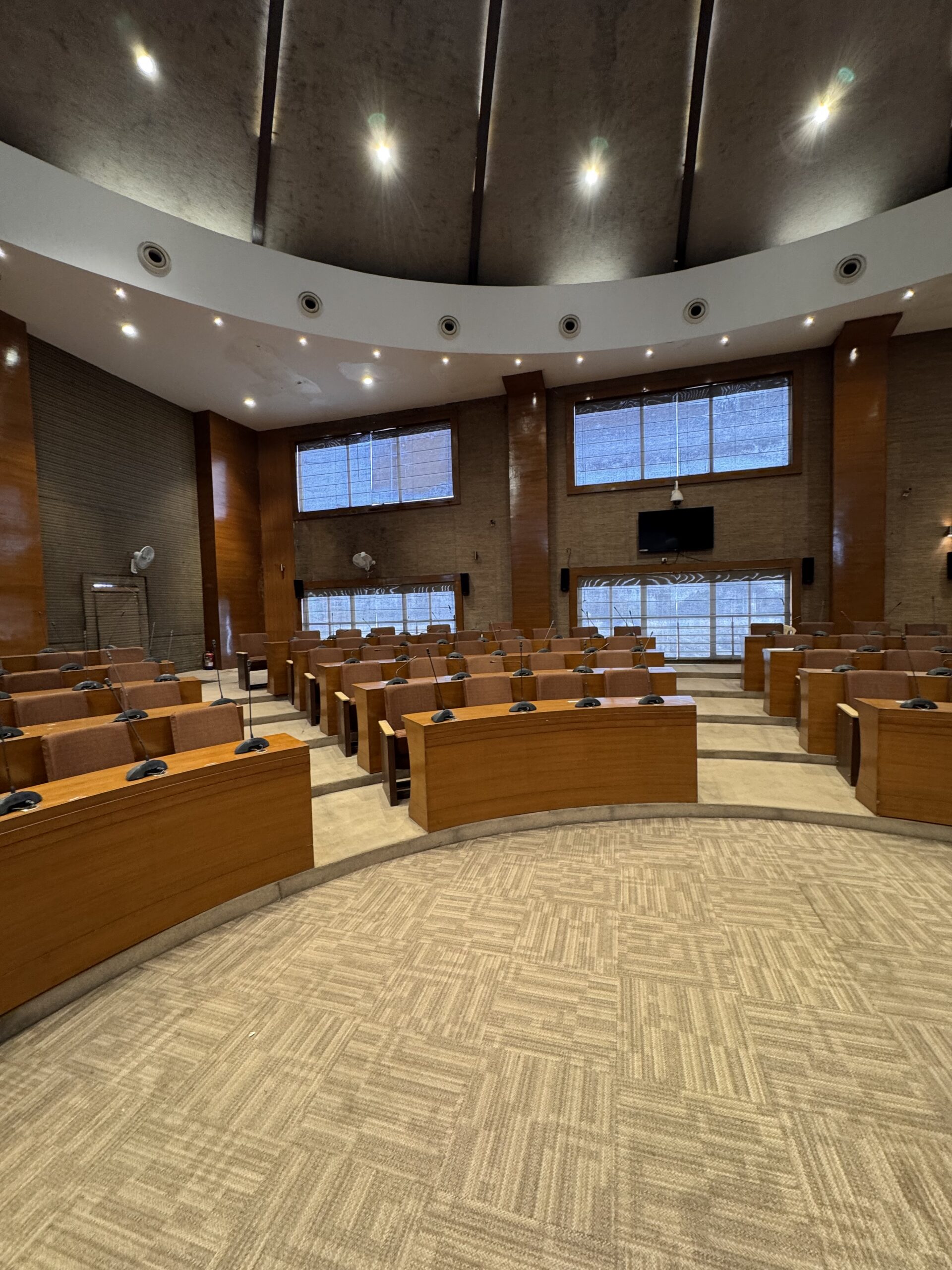 Municipal council chamber during field research